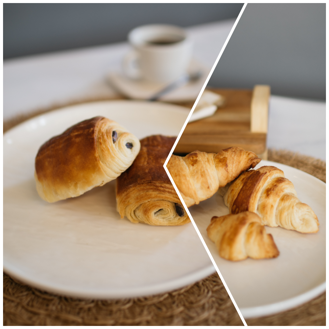 Iconic Croissant & Pain au Chocolat (x4)